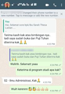 Testimoni 7 - Sarah Thesa Ladian - Magister Ilmu Administrasi FIAUI 2023